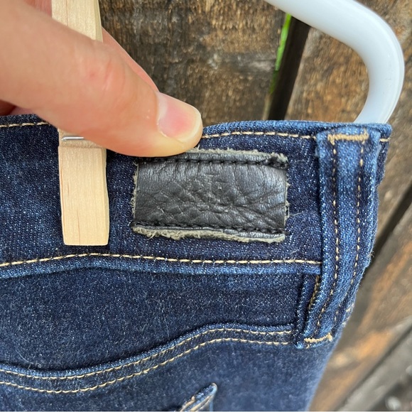 Lauren Ralph Lauren Premier Straight Ankle Plaid Cuff Jeans Sz 12 - Picture 9 of 16